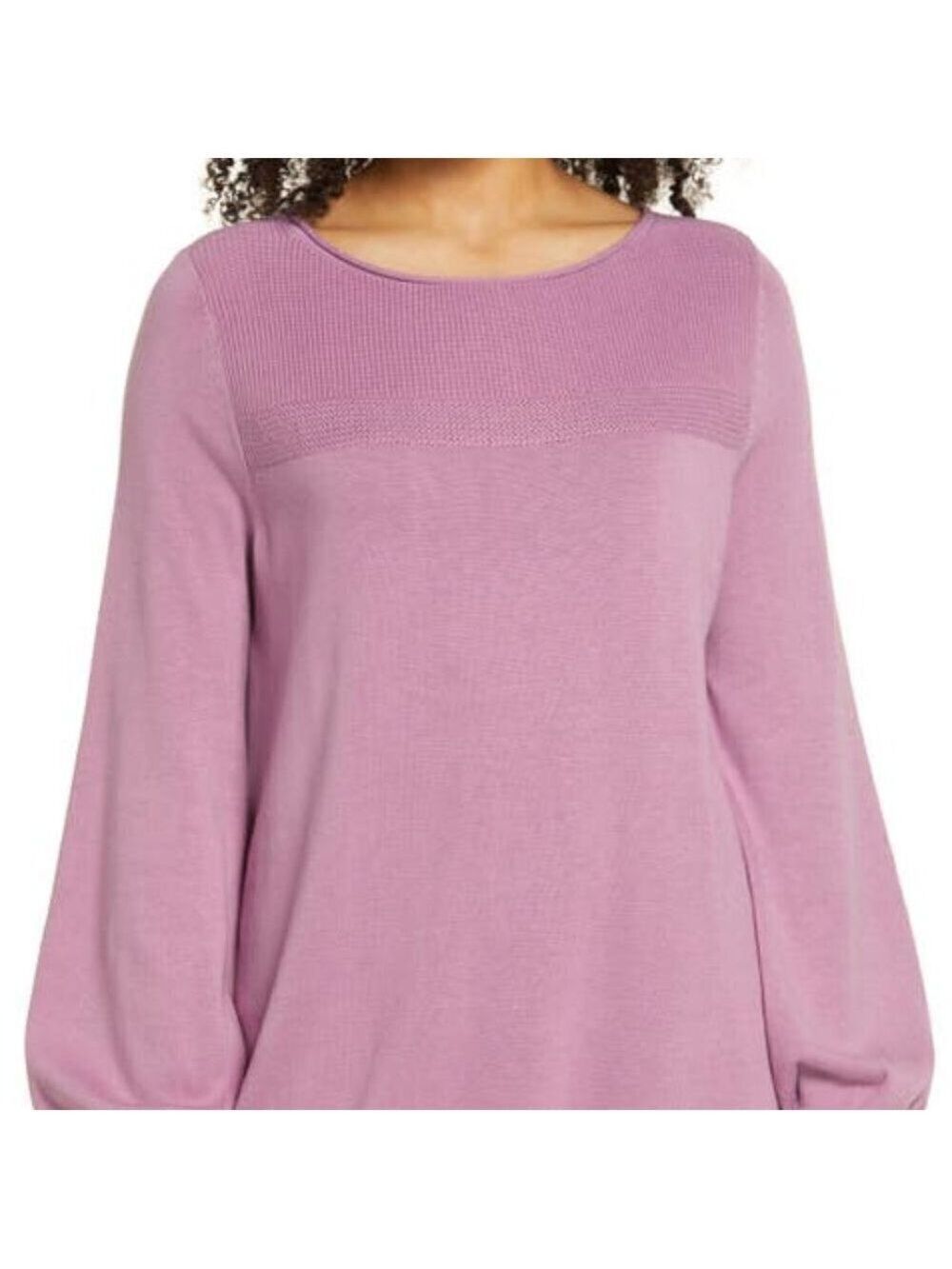 CASLON BNWT Bishop Sleeve Sweater XSmall Lavender